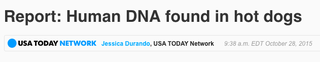 Illustration for article titled Stop Freaking Out About Human DNA in Hot Dogs